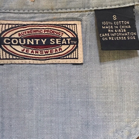 Country Seat Paisley Pattern Yellow Shirt- Small - Picture 4 of 5